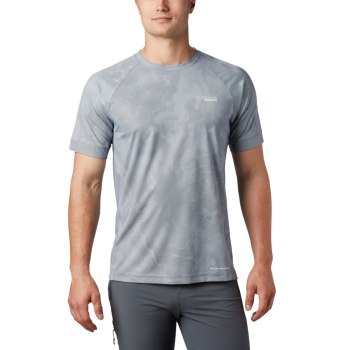 Columbia T-Shirt Heren, Titan Pass Sun Deflector DonkerBlauw, 64MEZSURB